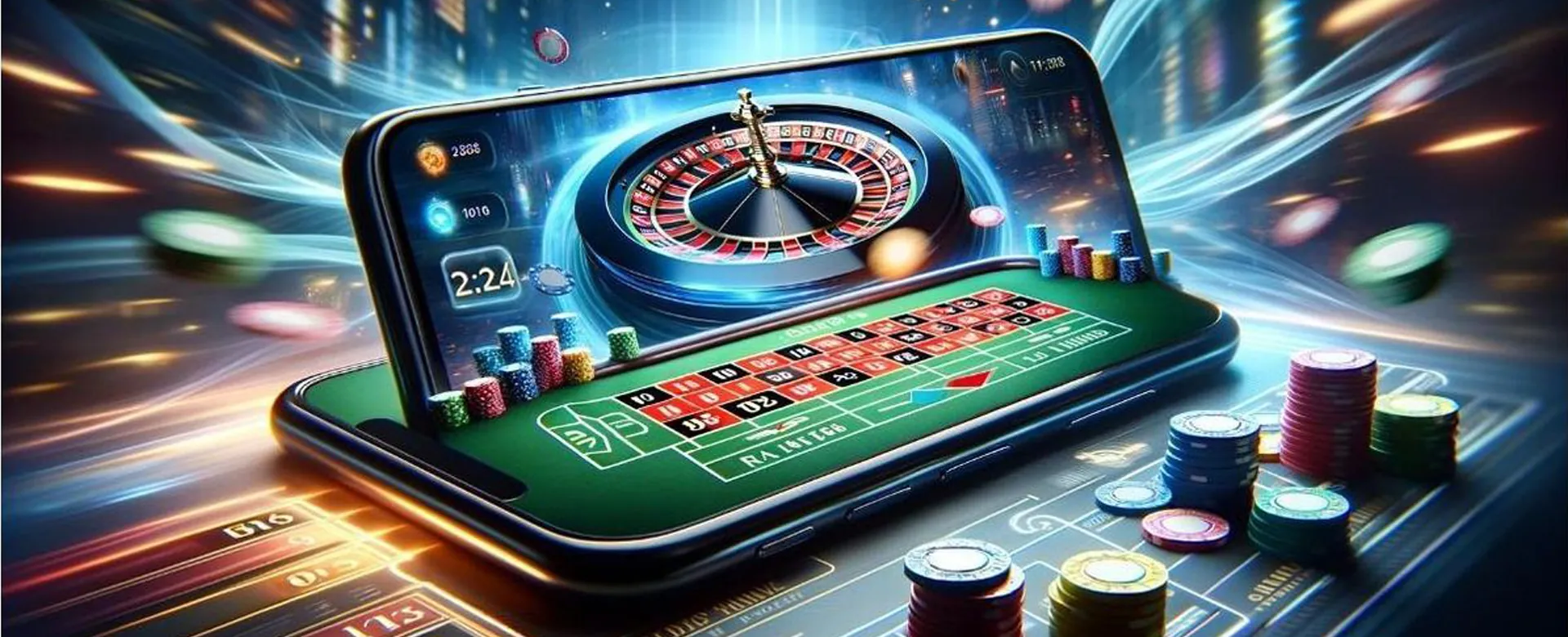 Lodibet Poker Table with Cards and Chips
